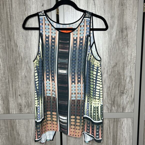 Clover Canyon Top Sleeveless Cross opening in the Back Artsy Size L - Picture 1 of 7